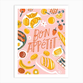 French Breakfast Art Print