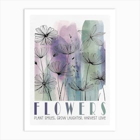 Flower Painting Art Print