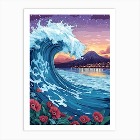 Hawaiian Wave Affiche