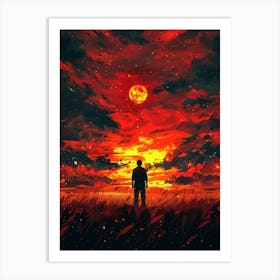 Sunset 3 Art Print