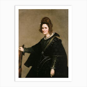 Diego Velázquez Portrait Of A Lady Art Print