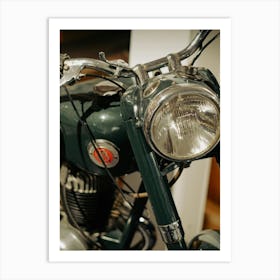 Vintage Motorcycle Art Print