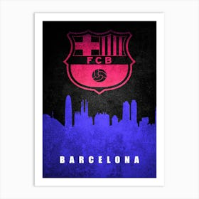 Barcelona Art Print