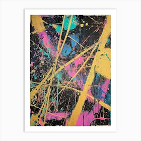 Splatter Painting 10 Art Print