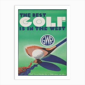 Golf Vintage Sports Poster Art Print