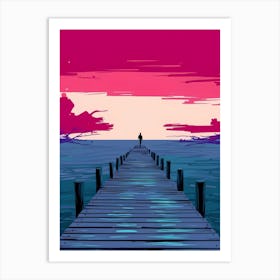 Pier a Art Print