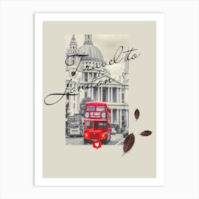 London bus Art Print