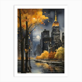 Nyc Cityscape Art Print