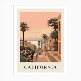 Vintage Travel Poster California 3 Art Print