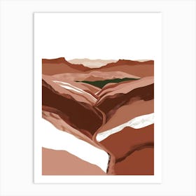 Desert Landscape 39 Art Print