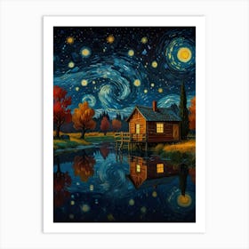 Starry Night 46 Art Print