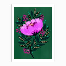 Peony Flower 1 Art Print