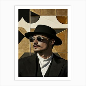 Man In A Hat 4 Art Print