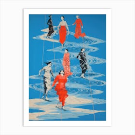 Women In Water Art Print