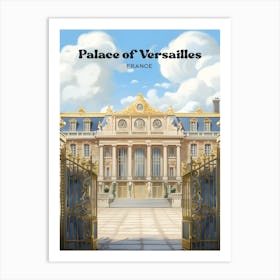 Palace of Versailles Paris France Royal Travel Art Art Print