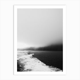 Fog Over The Ocean Art Print