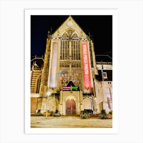 Church At Night 1 Art Print