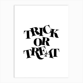 Trick or Treat Art Print