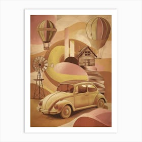 Vw Beetle 1 Art Print