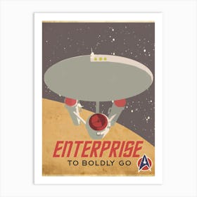 Star trek enterprise Art Print