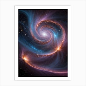 Spiral Galaxy Print Art Print