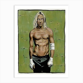 Iggy Pop. Art Print