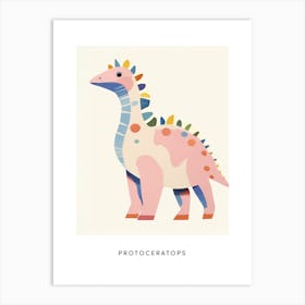 Nursery Dinosaur Art Protoceratops Poster Art Print