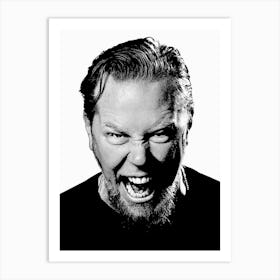 James Hetfield Metallichead band music Art Print