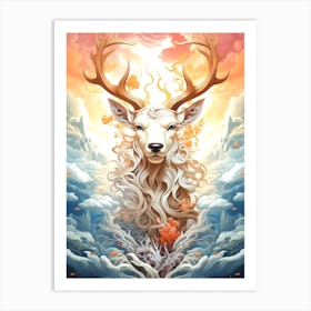 Deer Art Art Print