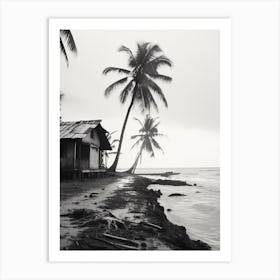 Samoa, Black And White Analogue Photograph 3 Art Print