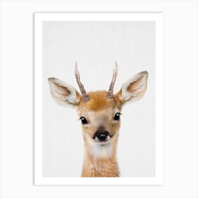 Peekaboo Dear Art Print