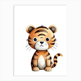 Cute Tiger 1 Art Print