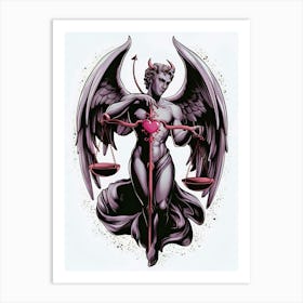 Angel Of Justice 3 Art Print