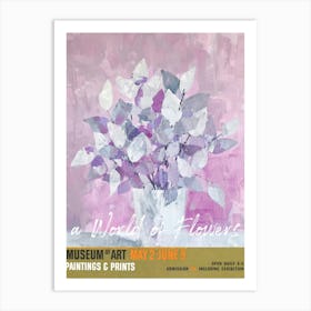 A World Of Flowers, Van Gogh Exhibition Lavender 2 Art Print