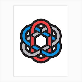 Impossible Knot Art Print
