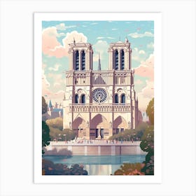 Notre Dame Cathedral Paris Art Print