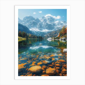 Autumn In The Alps Art Print