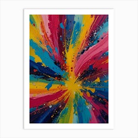 Bright Burst Art Print