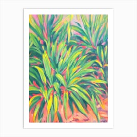 Zz Plant 2 Impressionist Painting Art Print