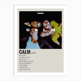 Calm 5 Seconds Of Summer Canvas Poster Bedroom Decor 3 Art Print