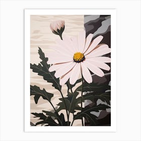 Flower Illustration Daisy 3 Art Print