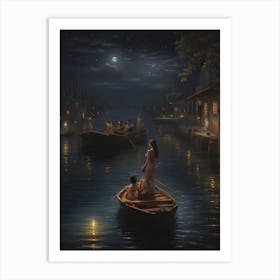 Night On The Water Art Print