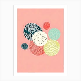 Abstract Circles 6 Art Print