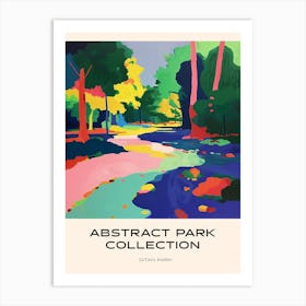 Abstract Park Collection Poster Ditan Park Beijing 2 Art Print