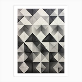 Geometric Pattern Illustration 25 Art Print