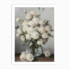 White Roses Art Print