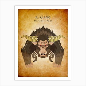 Rajang Vintage Art Print