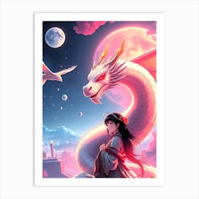 Mystical Fantasy Illustration 7 Art Print