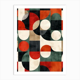 Abstract Circles 98 Art Print