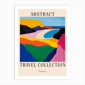 Abstract Travel Collection Poster Philippines 2 Art Print